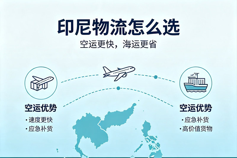 急货走印尼空运，大货走印尼海运：不同品类该怎么选渠道？